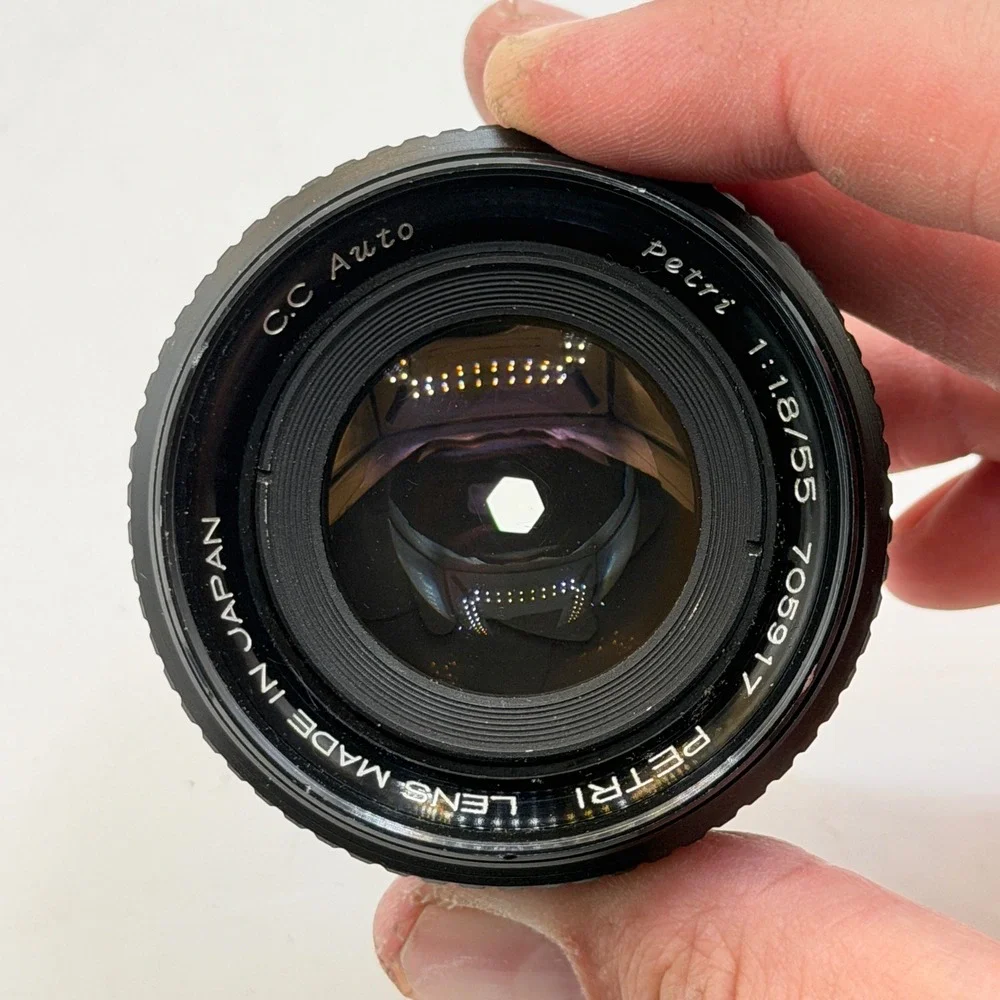 Petri CC Auto 55mm f1.8 Prime Lens Made in Japan Vintage Manual Focus 705917